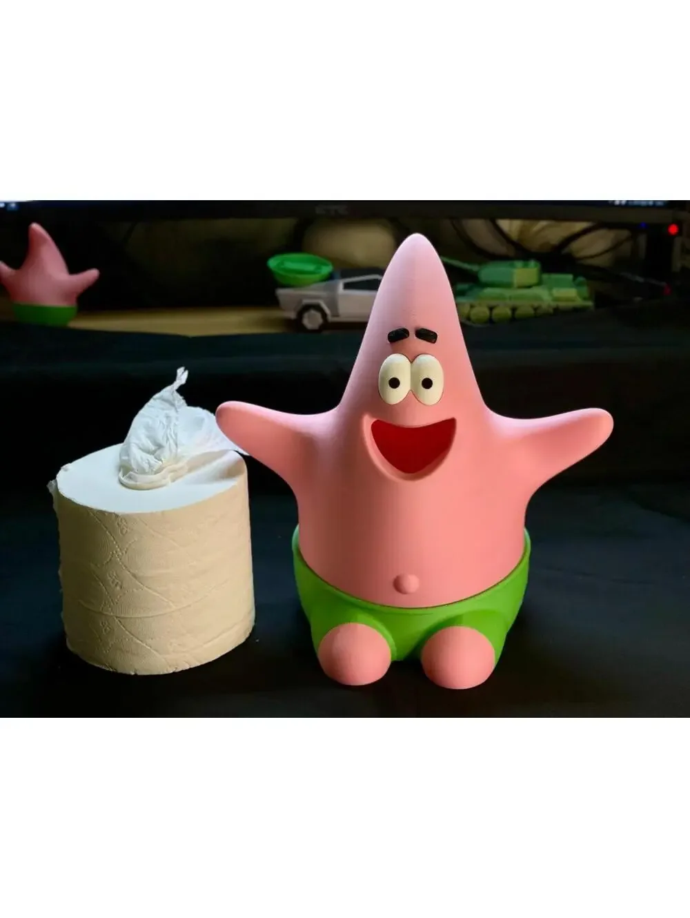 Patrick Star Tissue Box Holder – Cute SpongeBob Decorative Case for Home/Office